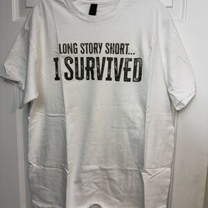 Long Story Short T-Shirt  Size L 4 Shirts Available